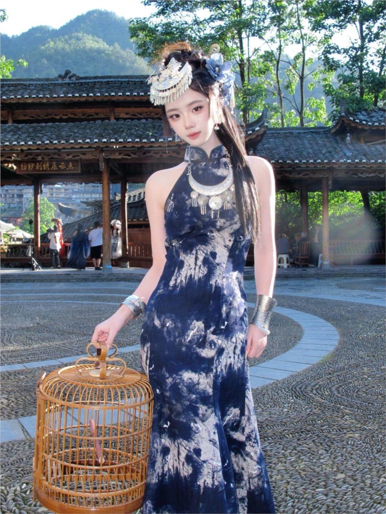 Fashion Show Ethnic Wear - Новое платье в стиле батик, стильная