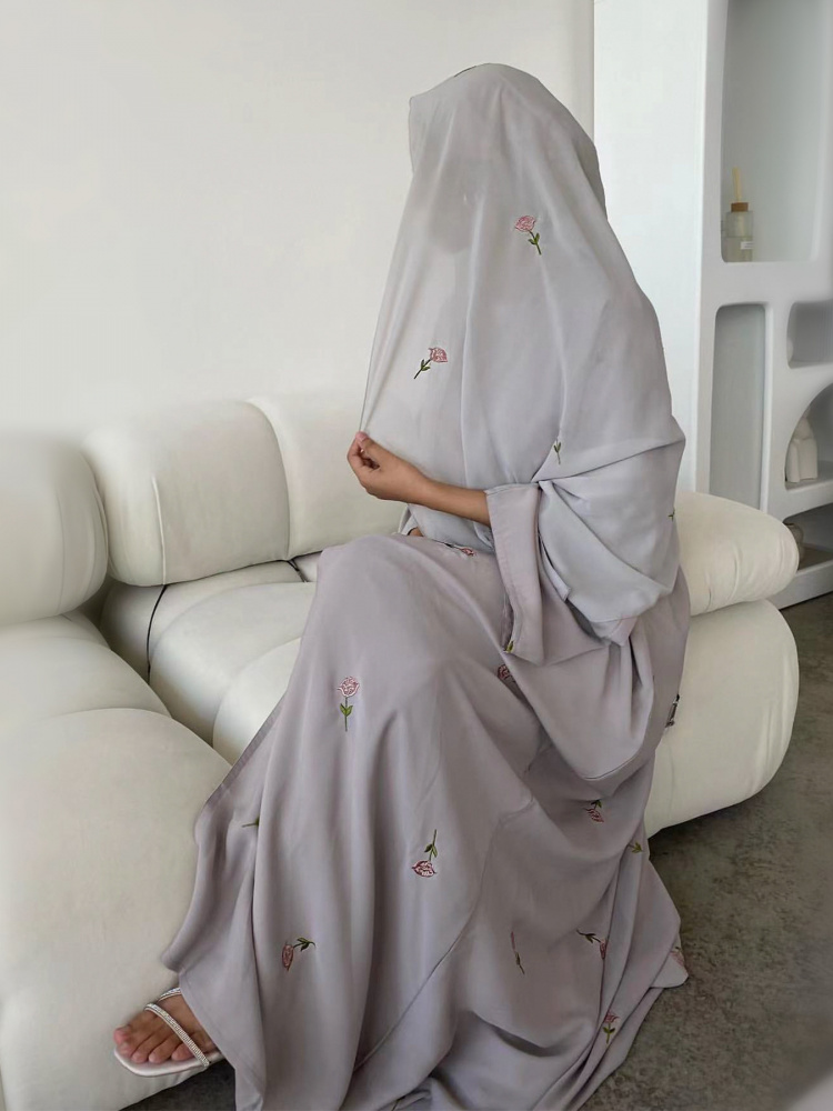 Ethnic Fashion Dubai - Элегантный вышитый кардиган с цветочным узором