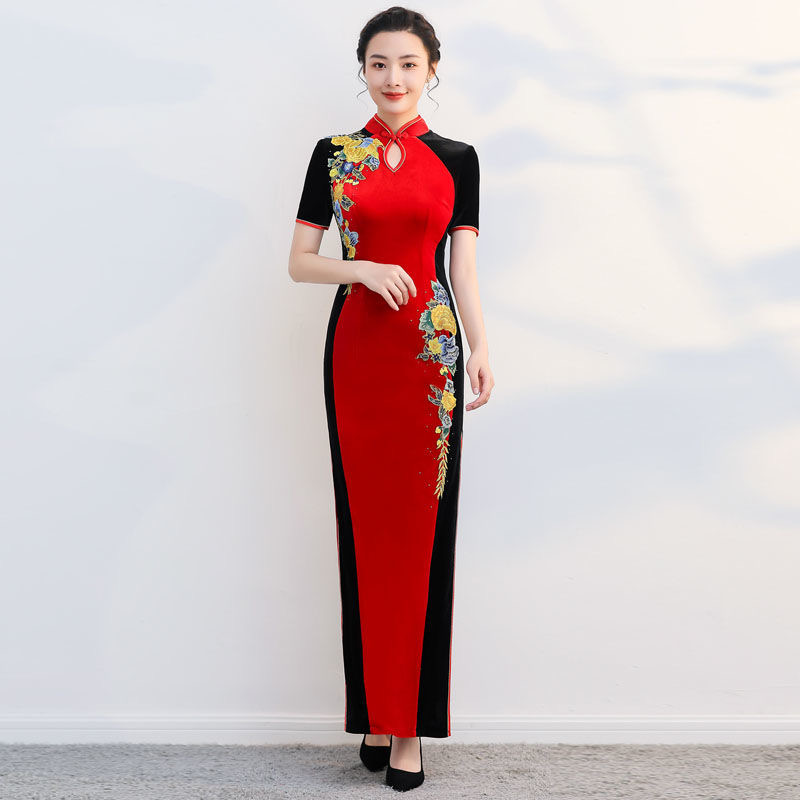 Ao Dai Vietnam Dress - Женское Вьетнамское платье Ao Dai Cheongsam
