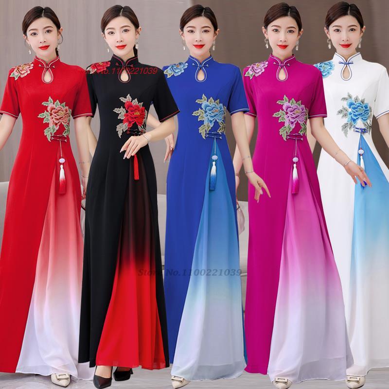 Ao Dai Vietnam Dress - Традиционное вьетнамское платье ао-дай 2026 года,