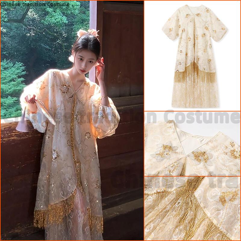Ethnic Style Dresses - Платье в китайском стиле Тан с