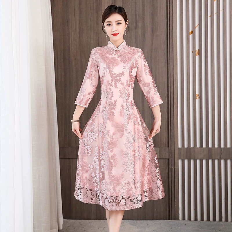Элегантное женское платье Aoda – обзор и цена Ao Dai Vietnam Dress