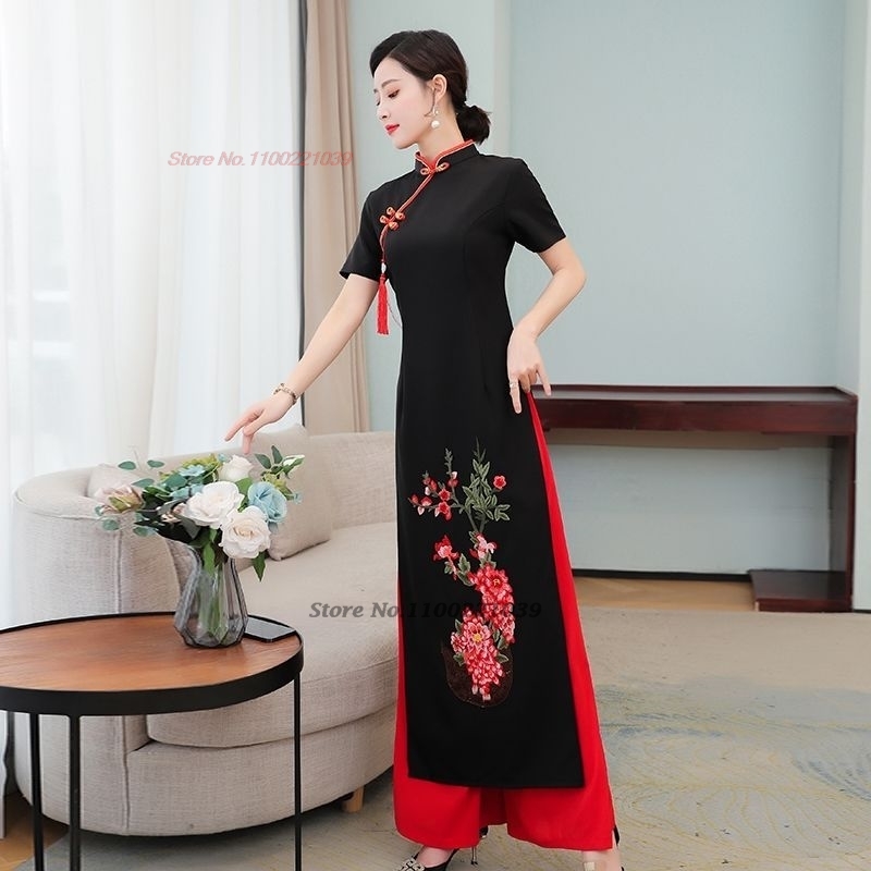 Традиционный вьетнамский компл – обзор и цена Ao Dai Vietnam Dress