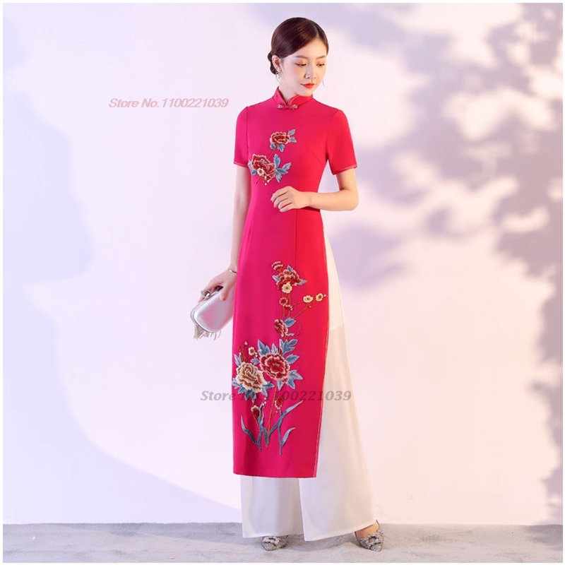 Комплект традиционного вьетнам – обзор и цена Ao Dai Vietnam Dress