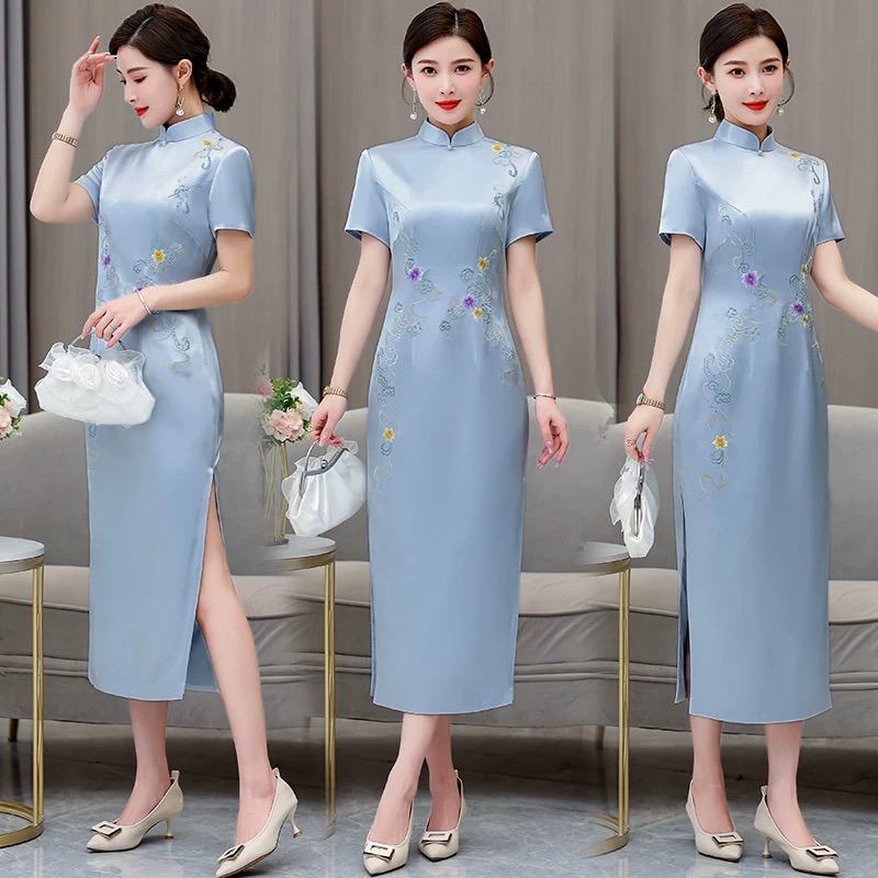 Женское платье в этническом ст – обзор и цена Ao Dai Vietnam Dress