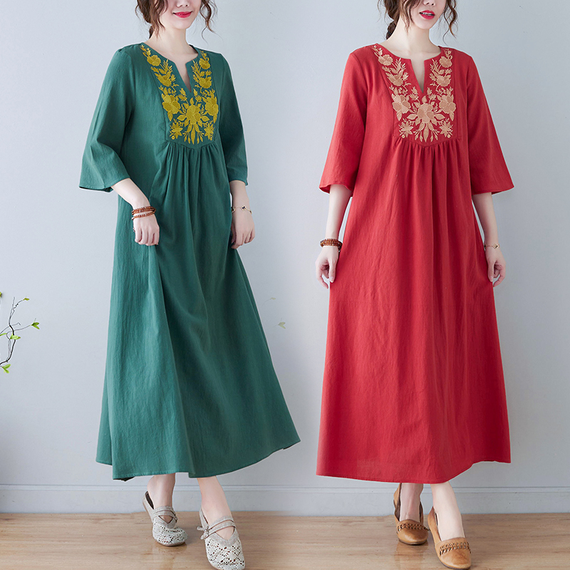 Новое женское летнее платье в  – обзор и цена Ethnic Style Dresses