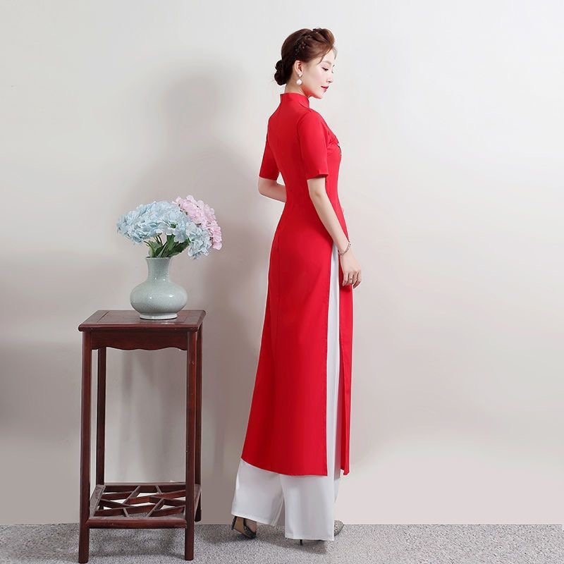 Летний женский традиционный вь – обзор и цена Ao Dai Vietnam Dress