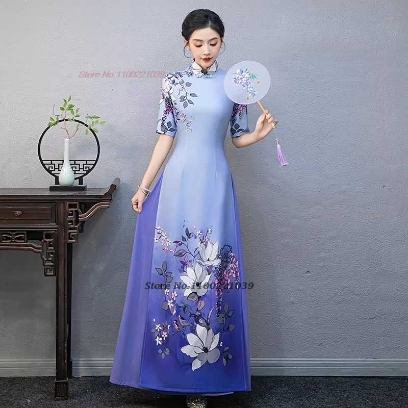 Традиционное вьетнамское плать – обзор и цена Ao Dai Vietnam Dress
