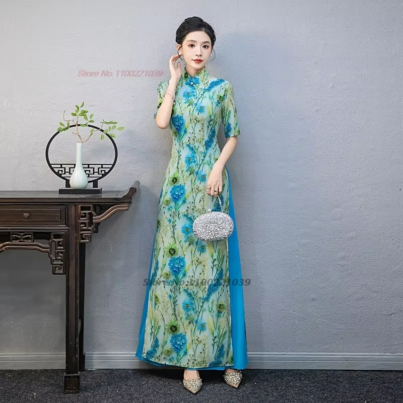 2026 Вьетнамское платье-аодай, – обзор и цена Ao Dai Vietnam Dress