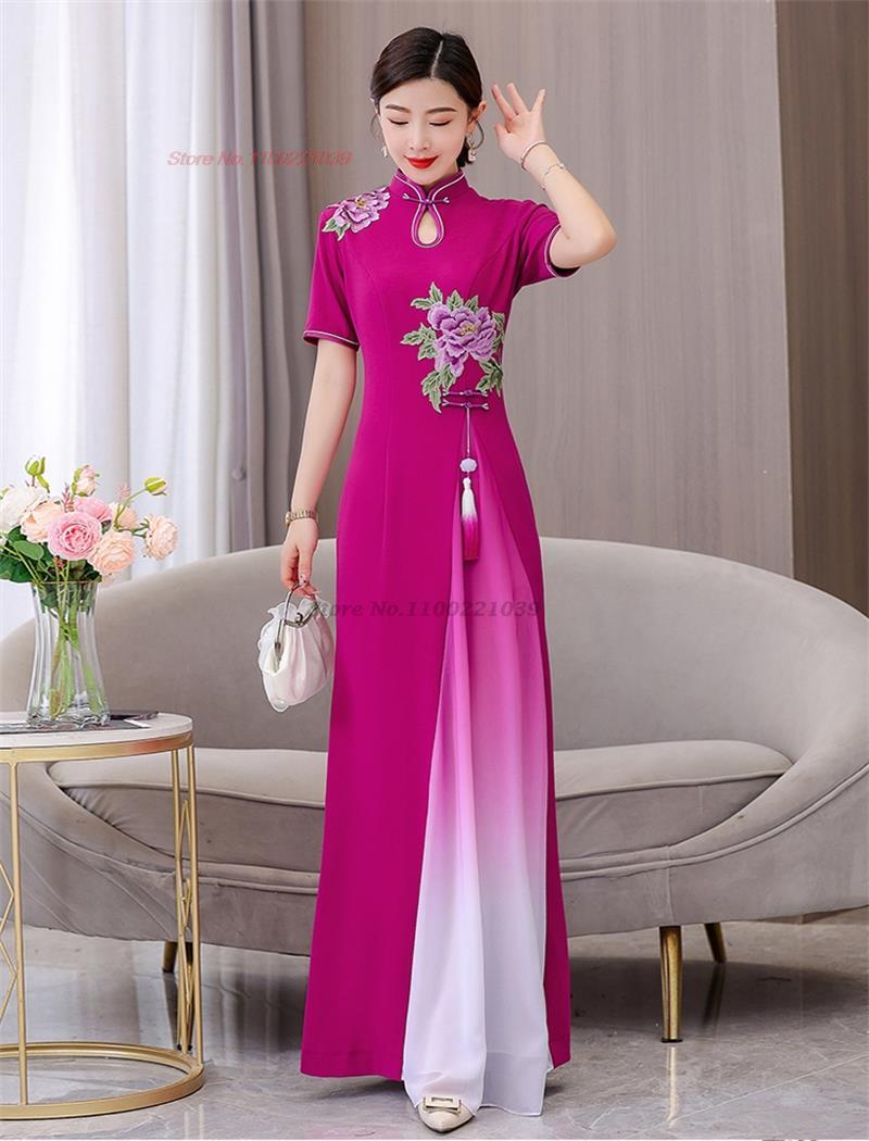 Традиционное вьетнамское плать – обзор и цена Ao Dai Vietnam Dress