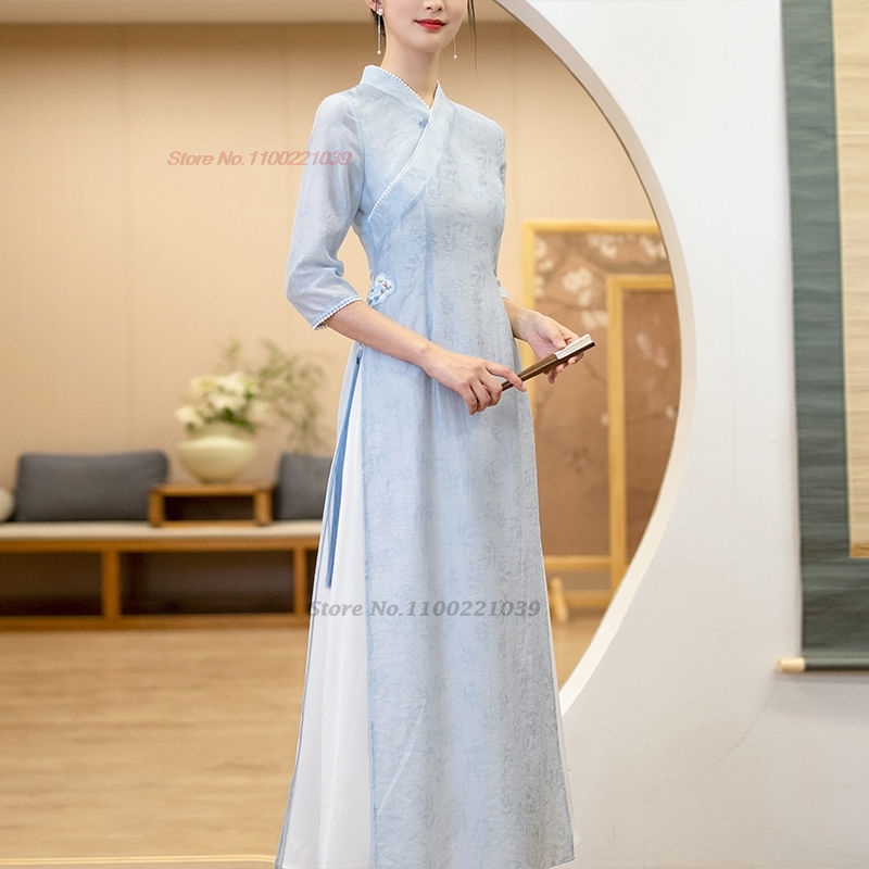 Традиционное вьетнамское плать – обзор и цена Ao Dai Vietnam Dress