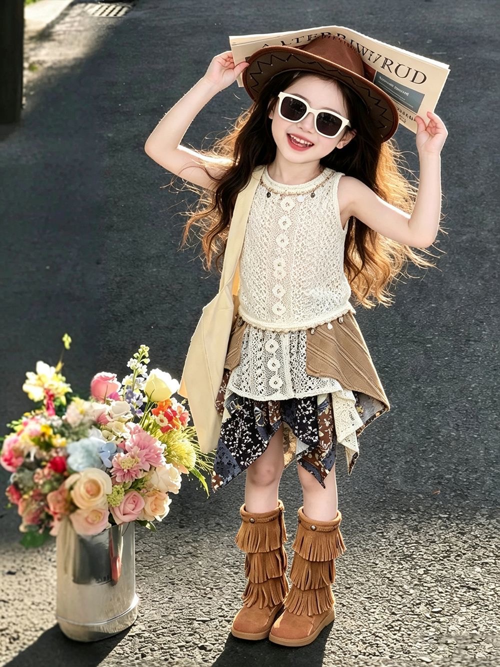 Летний комплект для девочек 20 – обзор и цена Kids Ethnic Fashion