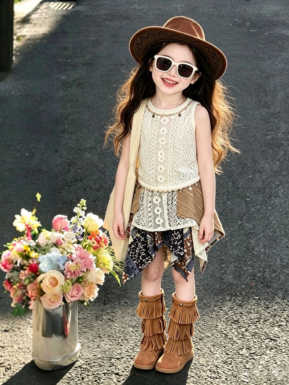 Летний комплект для девочек 20 – обзор и цена Kids Ethnic Fashion