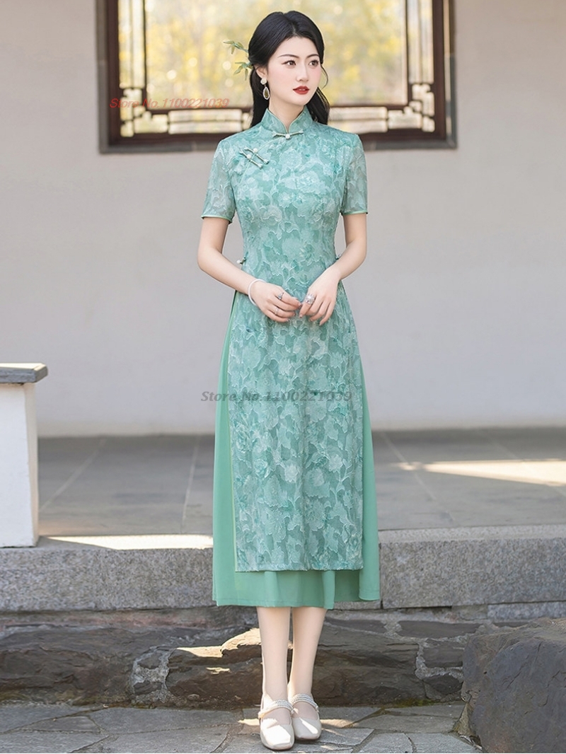  Традиционное вьетнамское пла – обзор и цена Ao Dai Vietnam Dress